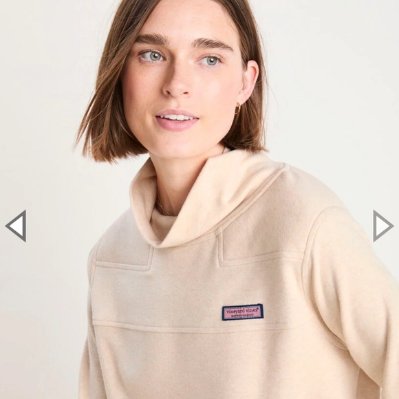 Vineyard Vines Double Brushed Dreamcloth Funnel Neck Pullover Sweatshirt - Picture 2 of 11